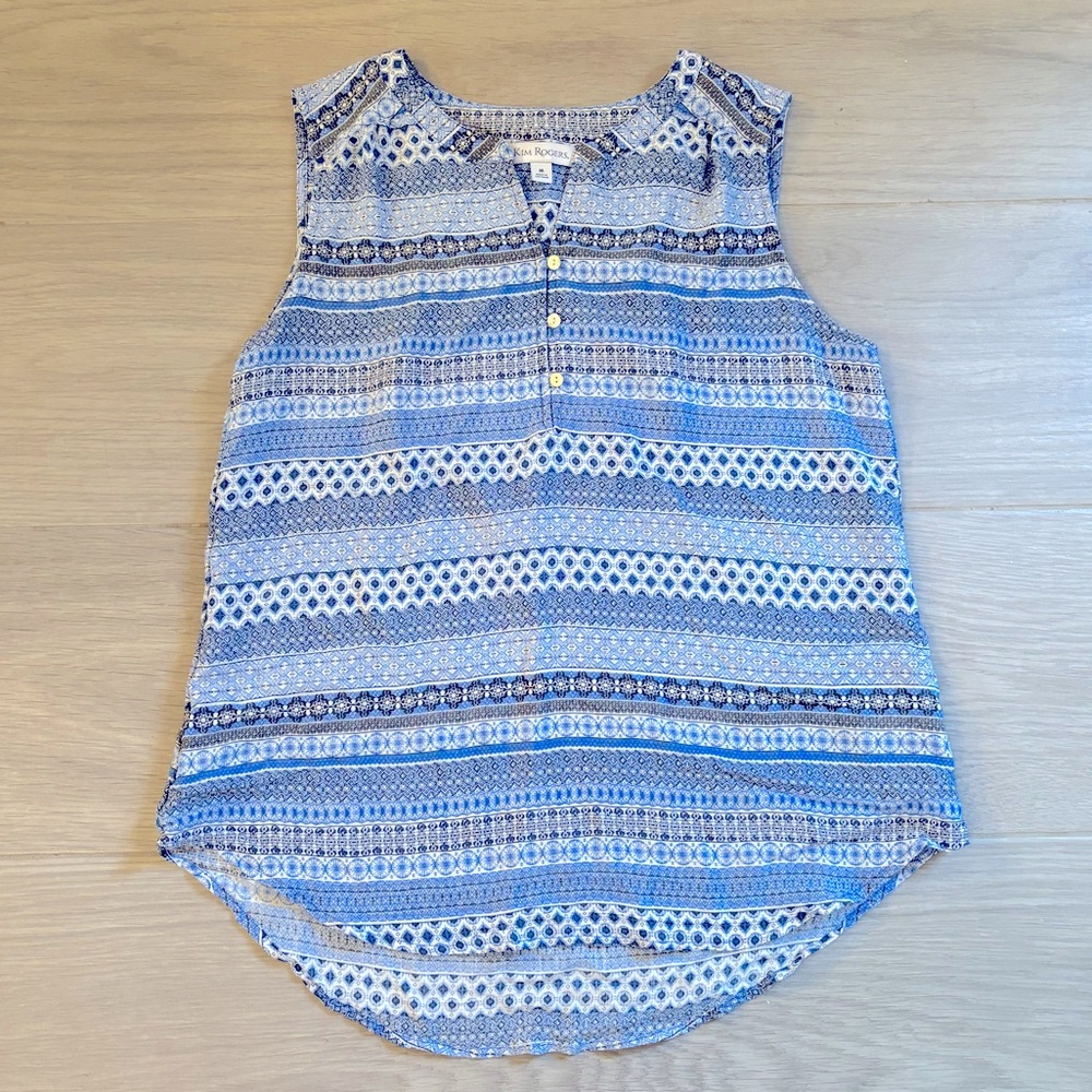 Kim Roger’s Sleeveless Blouse